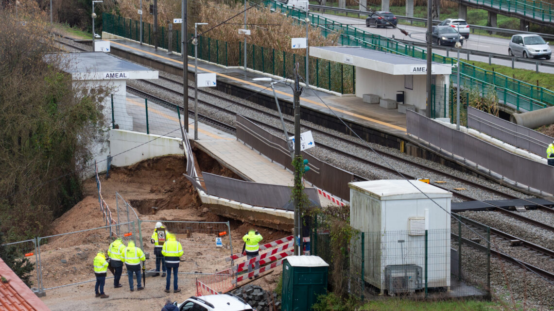 Mau tempo provoca vários constrangimentos na circulação ferroviária