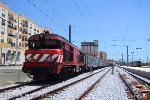 IC 582 Faro - Barreiro waiting depart time in Faro
