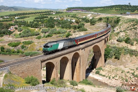 Former CC 72085, then DF-117, leading train 501 from Beni Nsar to Fes