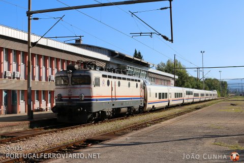 Locomotive 441.903 with train 722 to Sarajevo waiting departure time from Caplinja