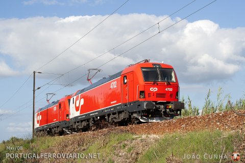 First test run from Coruche to Poceirão
