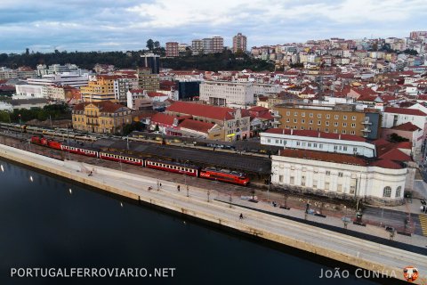 Last PTG train in Coimbra - Estação Nova. The station closed Jan 12th 2025