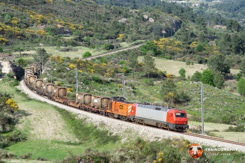 5616 hauls a short but interesting convoy at Ponte Nova, including CP 1431
