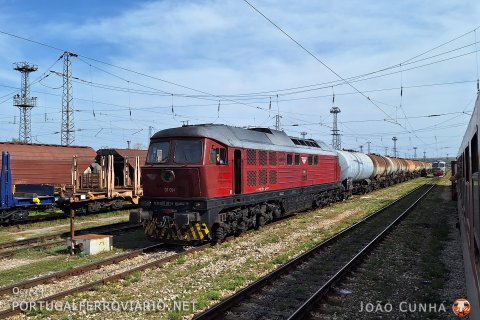 Ludmilla waiting to depart Ruse