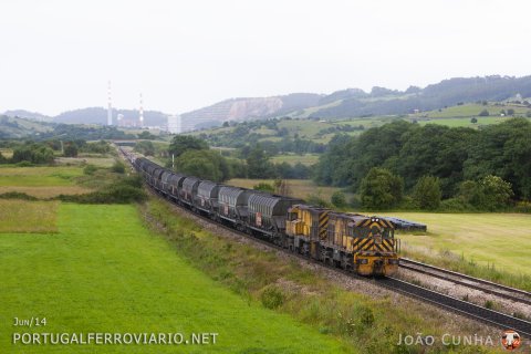 Coke train from the Gijon factory to Aviles