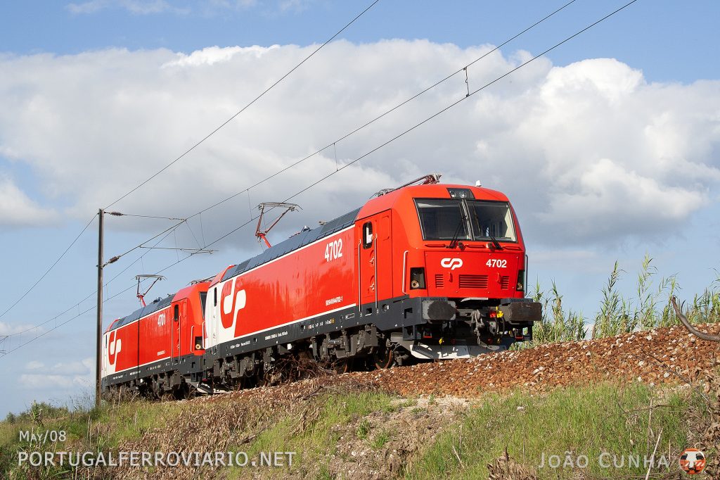 First test run from Coruche to Poceirão