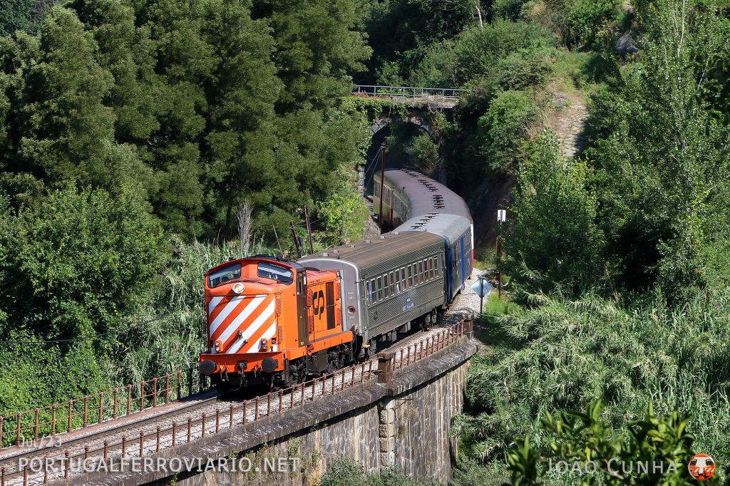 Crossing the Ovil viaduct, IR 865 Porto - Pocinho with CP 1461