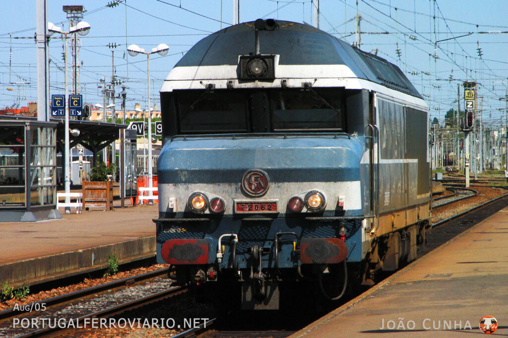Shunting in Nantes before heading to Les Sables D'Olonne with a regional train