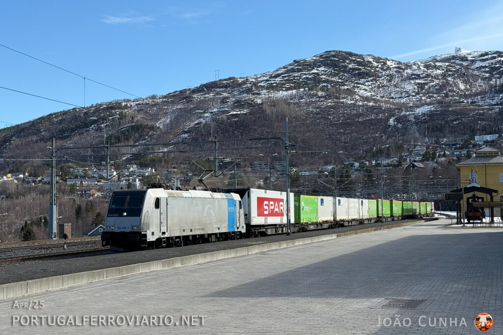 The Arctic Rail Express from Oslo arrives to Narvik after a long journey spent mostly travelling through Sweden