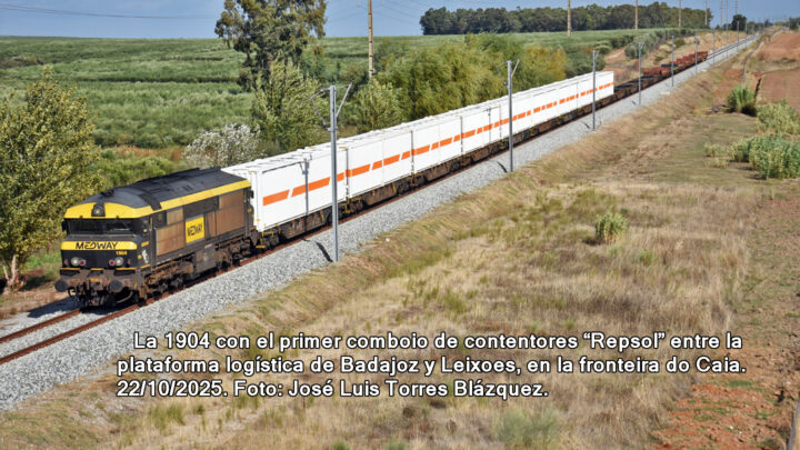 Novo comboio Repsol Puertollano – Portugal